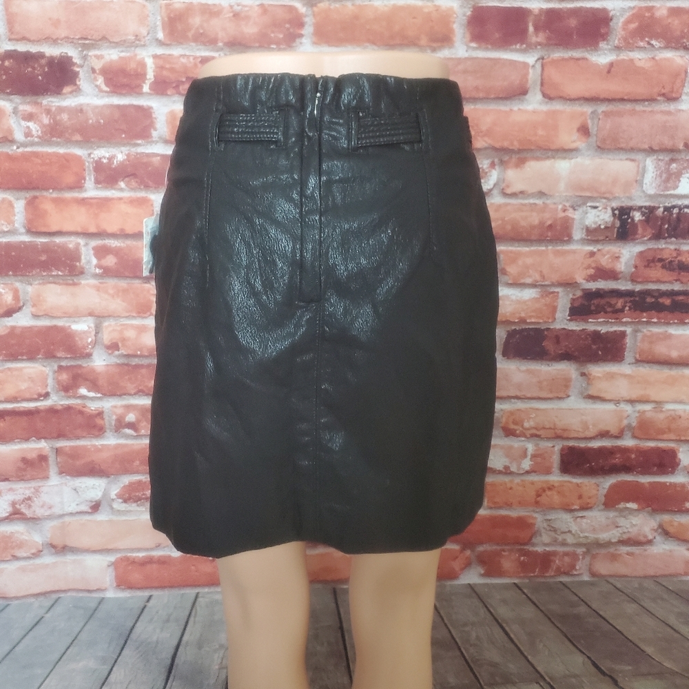 Free People Payton Paperbag Mini Skirt Size 4 NWT - Picture 7 of 8